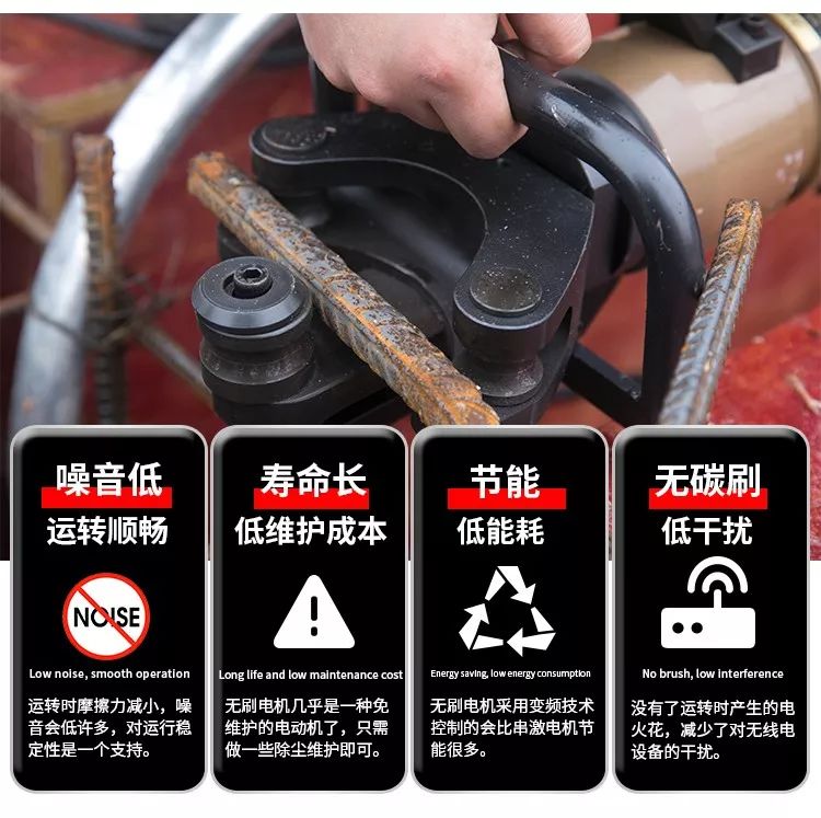 無刷一體鋼筋彎曲機，彎曲新時代(圖6)