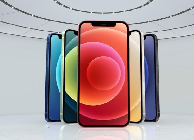 蘋(píng)果 iPhone 12 5G 搭載 A14 芯片：采用直面邊框設(shè)計(jì)，五款顏色